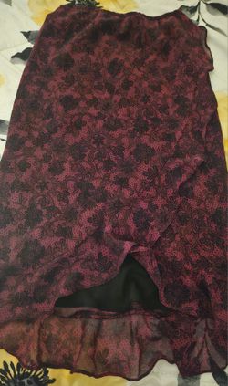 Red Design Skirt 