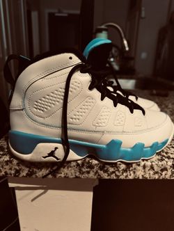 Powder Blue Jordan 9s