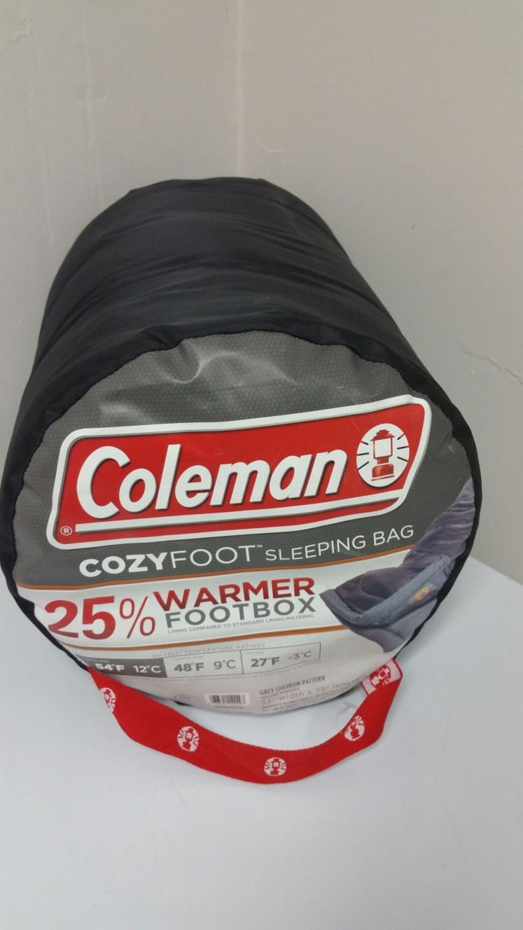 Coleman cozy foot sleeping bag