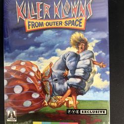 Killer Klowns From Outer Space FYE Exclusive Blu Ray Arrow Video Sealed