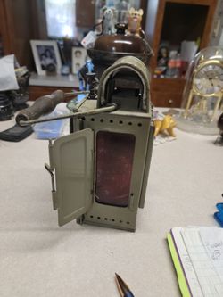 Antique German Railway Lantern