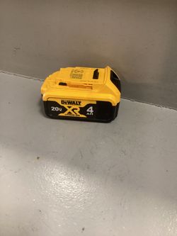 Dewalt 20 Volt 4AH Battery