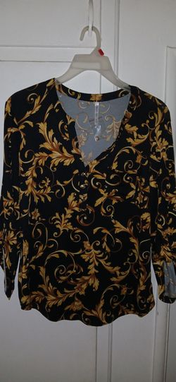 Buchona style Top/Blouse New Never Used Size 2XL stretchy