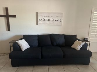 Dark Blue Sofa