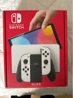 Nintendo switch OLED with Luigi Mario cart live action controller