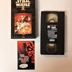Star Wars Episode I VHS