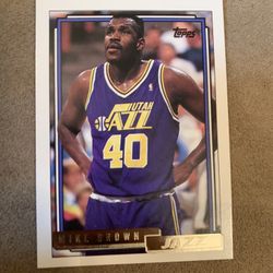 Mike Brown 1992 Card No. 177