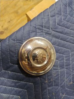 Round Brass Door Knob