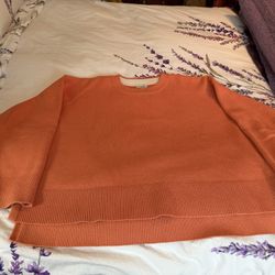 LL Bean Orange Top, Large