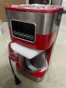 Touch Screen Coffee Maker – Red