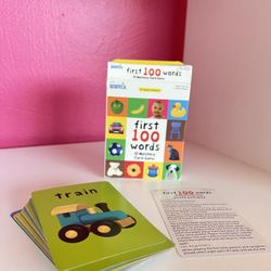 First 100 Words 💬 Matching Card Game