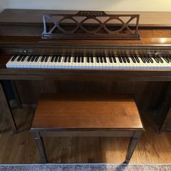 Piano & Bench - Jonas Chickering Made In USA