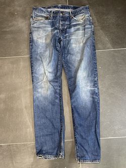 Men's Medium-Wash Blue Jeans