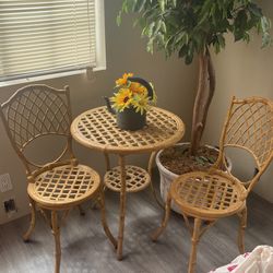3 Piece Metal Patio Set