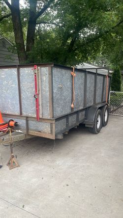 14 Ft Trailer Good Condition New Tire 4ft Tall