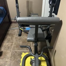 Bench Press With Bars, Accessories And Over 300lbs 