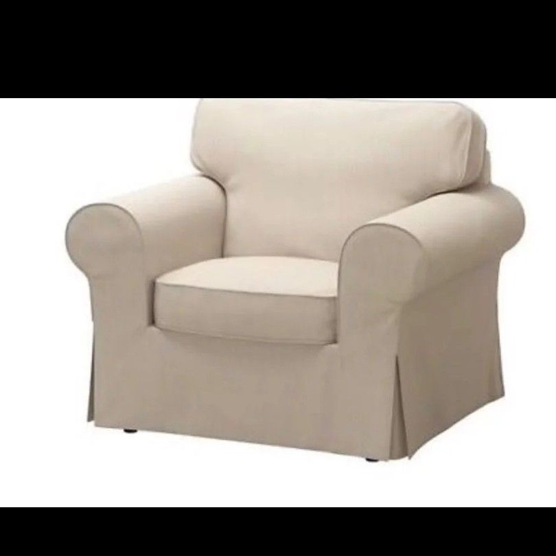 IKEA ektorp armchair slipcover beige *Chair not included