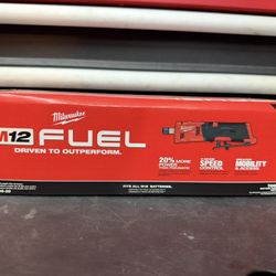 MILWAUKEE M12 FUEL 12V Lithium-Ion Brushless Cordless 1/4 in. Straight Die Grinder (Tool-Only)