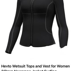 Wetsuit Tops and Vest for Women 3/2mm Neoprene Jacket 