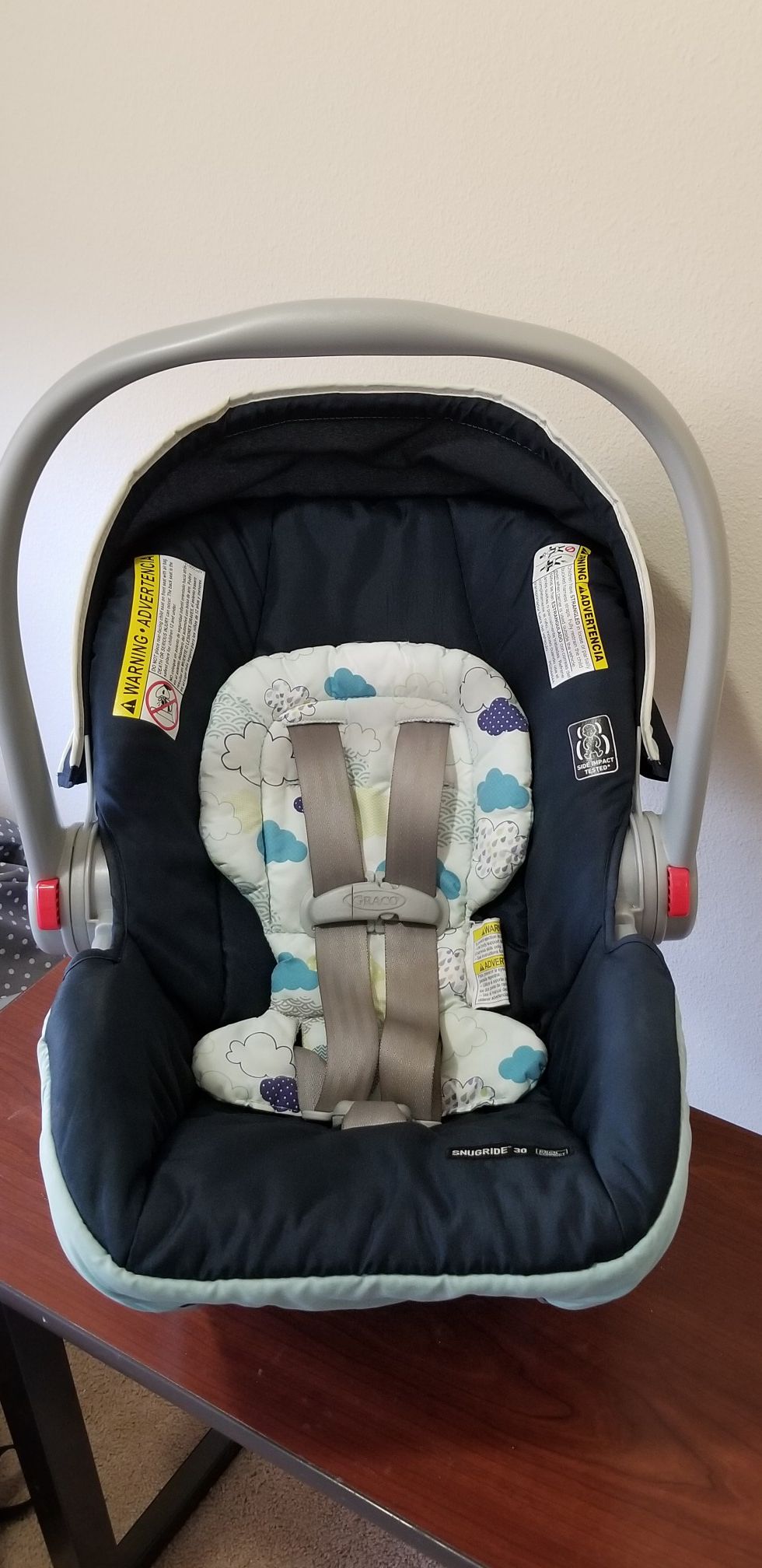 Graco baby Car seat, seat base with Stroller