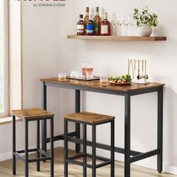 Bar Table and Chairs Set  Dinning Table With Chairs 