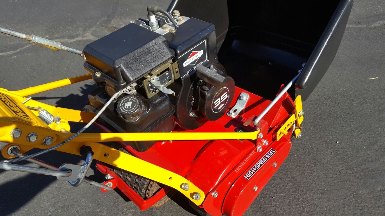 Mclane 20" 7 Blade 3.5HP Self Propelled Front Throw Reel Mower for Sale
