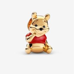 NEW Winnie the Pooh Bear Charm.   Bundle to save on shipping costs!  Please check out my other charms & other numerous items listed.  From a clean and