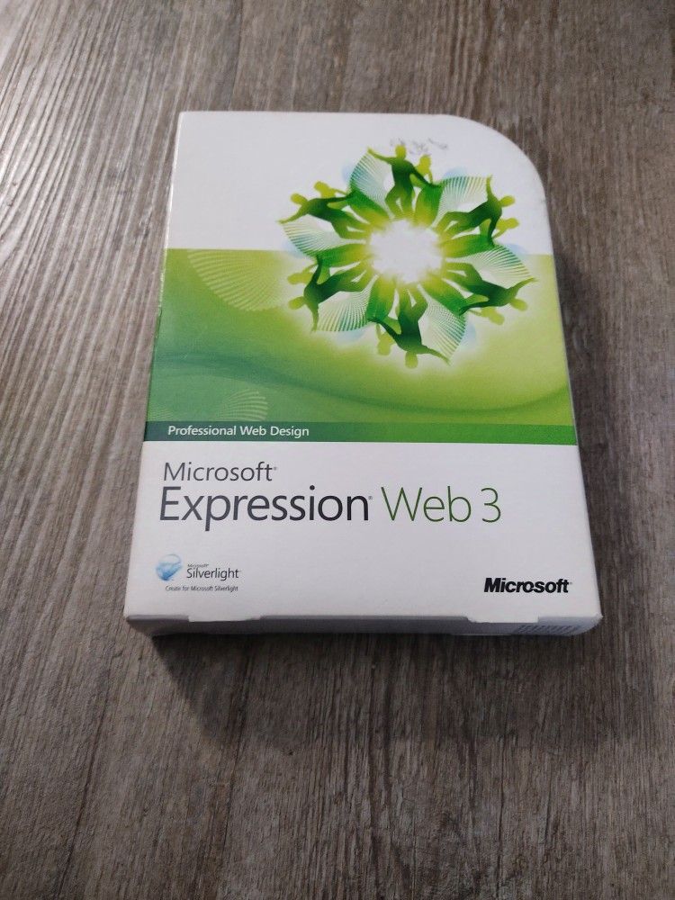 Microsoft Expression Web 3 DVD For Sale