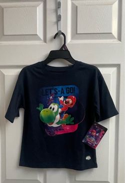 Brand new Boys Super Mario navy blue tee size 8