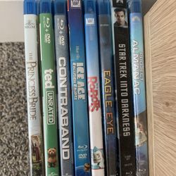 Blu-Ray DVDs ($3 Each)