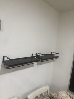 Mkono Wall Mounted Wine Rack, Set of 2