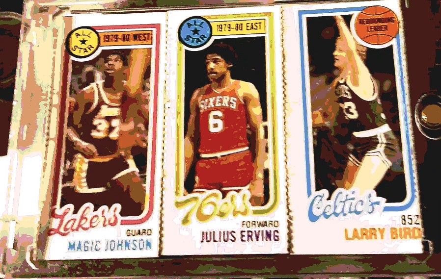 1980 ROOKIE CARD S, LARRY BIRD &MAGIC & JULIOS ERVIN !