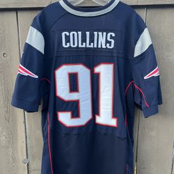 Vintage Rare New England Patriots Jamie Collins #91 NIKE Game Day Jersey Size 48