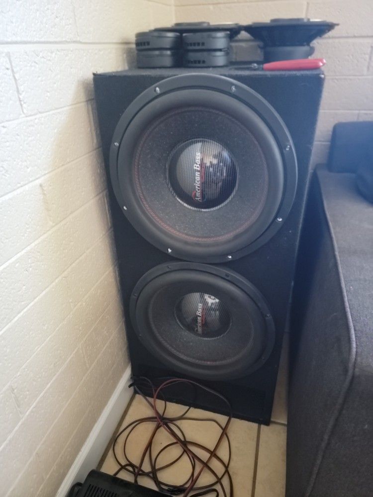 American Bass Hawk 15s...custom Box...sounds Great