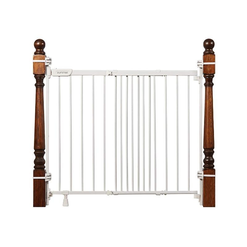 Metal Banister And Stair Baby Gate
