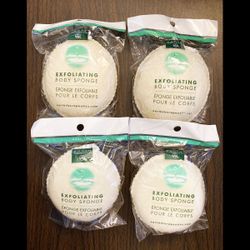 Exfoliating Body Sponges (4 Count)