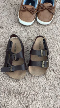 Old Navy Kids Brown Buckle Sandals