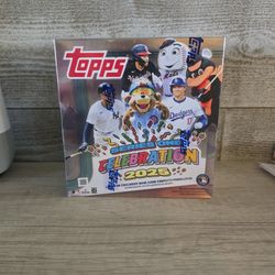 2025 Topps MLB Series 1 Celebration Factory Sealed Mega box - IN HAND
