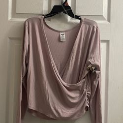 Brand New Mauve Wrap Top Size XXXL 