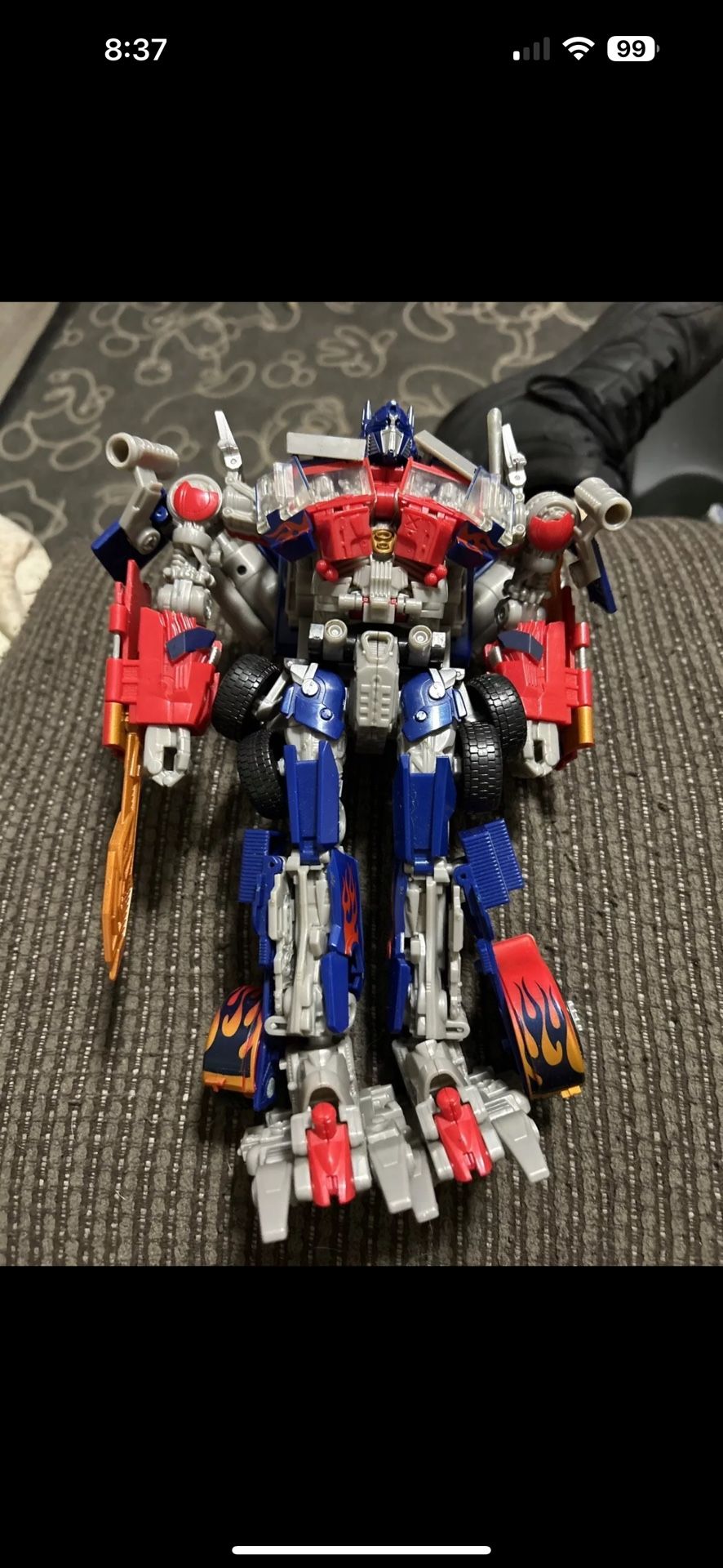 Transformers ROTF Optimus Prime Leader Class Complete 2009 Revenge of the Fallen
