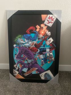 Harley Quinn/Joker wall art