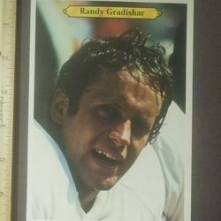 1980 Topps Randy Gradishar Denver Broncos #24 Hall Of Fame HOF Football Sports Photo Large Over-sized Card Collectible Vintage NFL