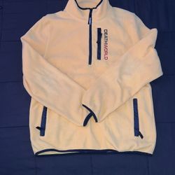 Yellow Quarter Zip Fleece Jacket