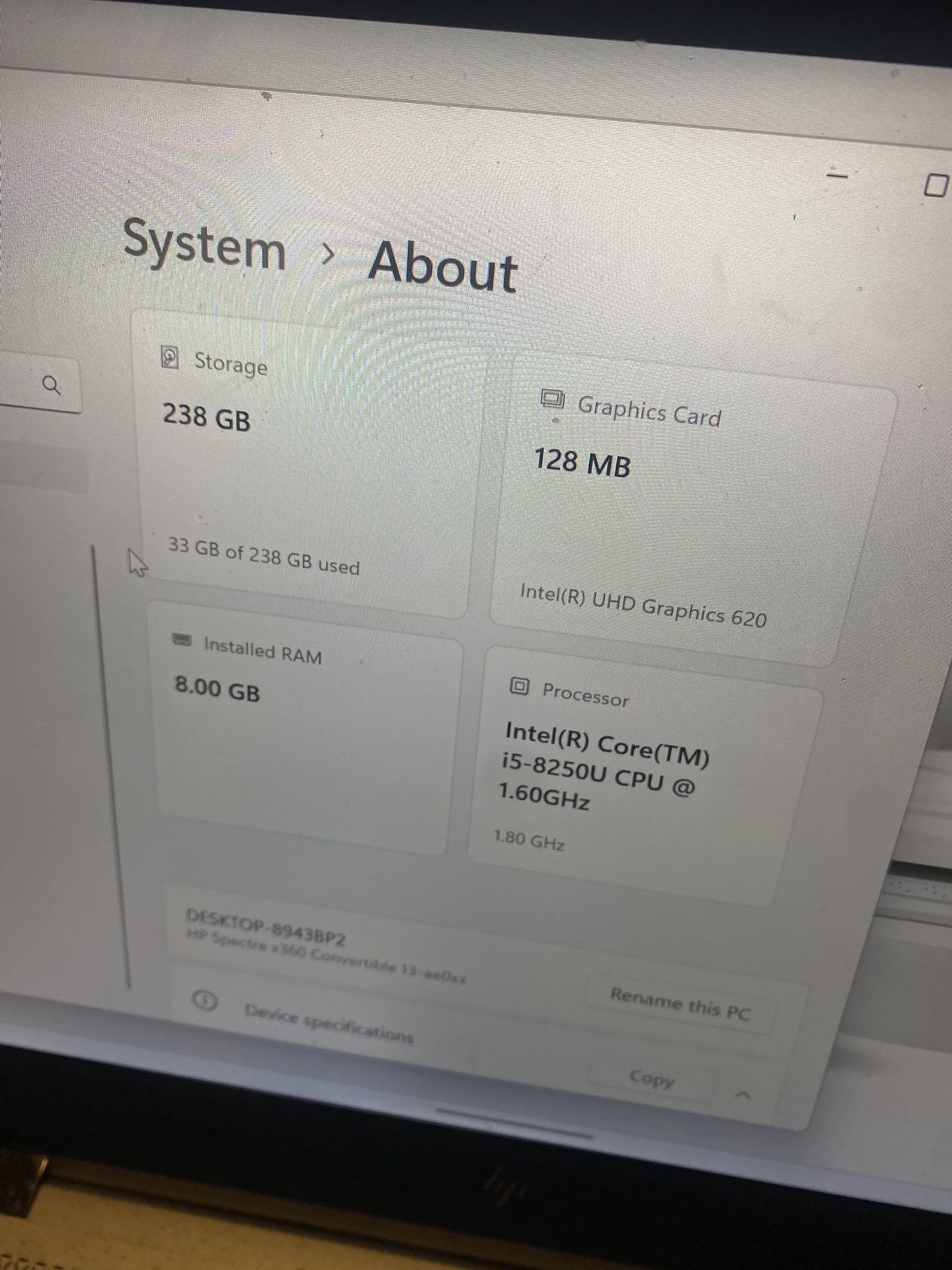 HP Spectre x360 Laptop - 13t touch