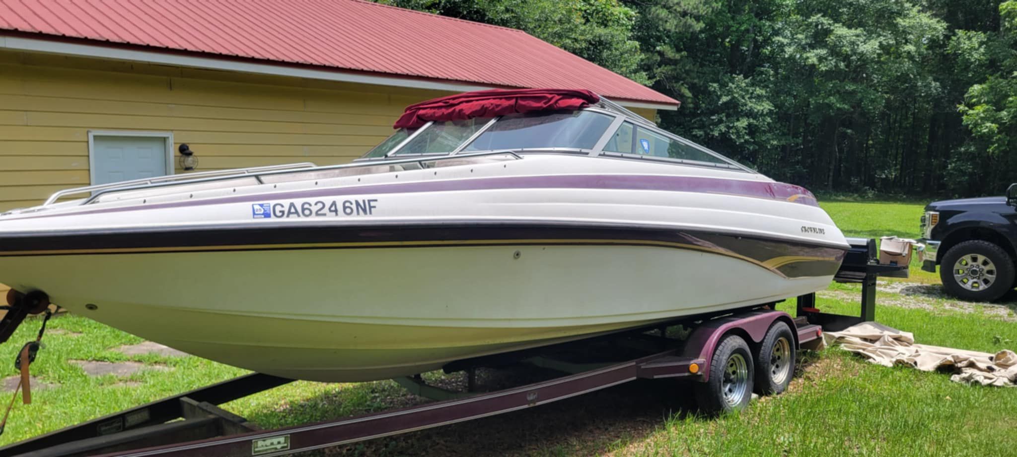 CROWNLINE boat and trailer