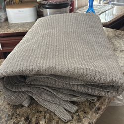 Used Dark Grey Coolaroo Rectangular Shade Sail