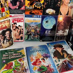 VHS VCR Bundle Lot All For $25