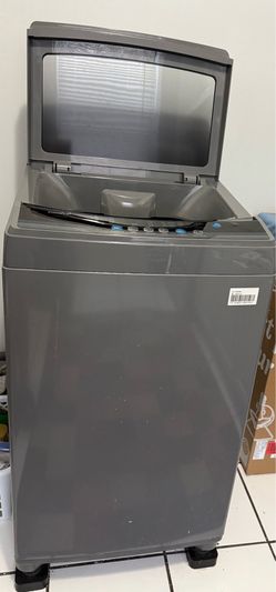 1.6 CU Washer, comes with extra 2 hoses and shock absorbants. Support both hot and cold, barely used. Moving out, will see fast