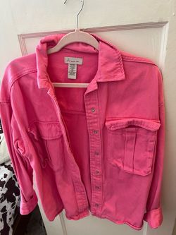 Pink Denim jacket