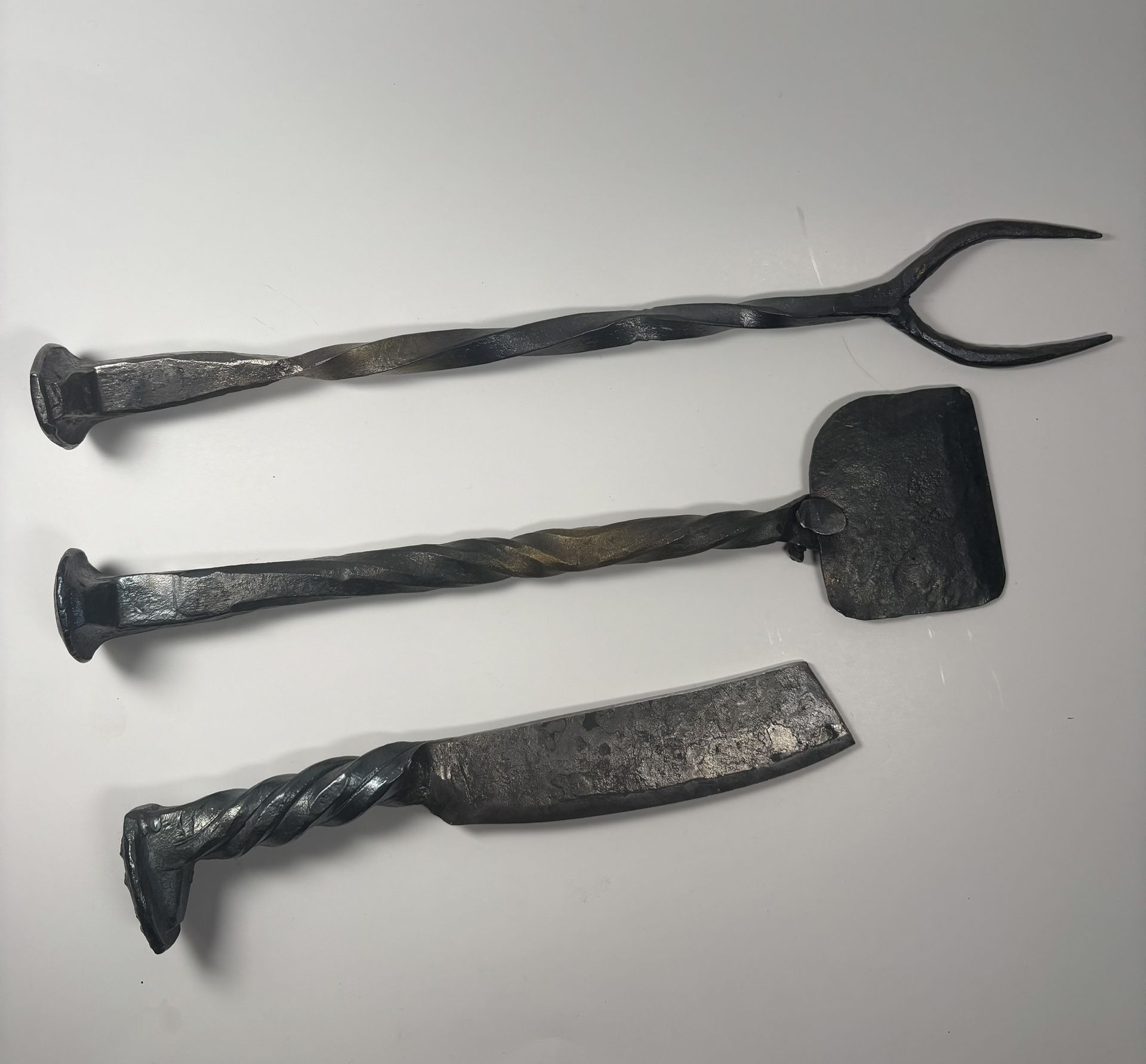 Railroad Spike Hand, Blacksmith Barbecue